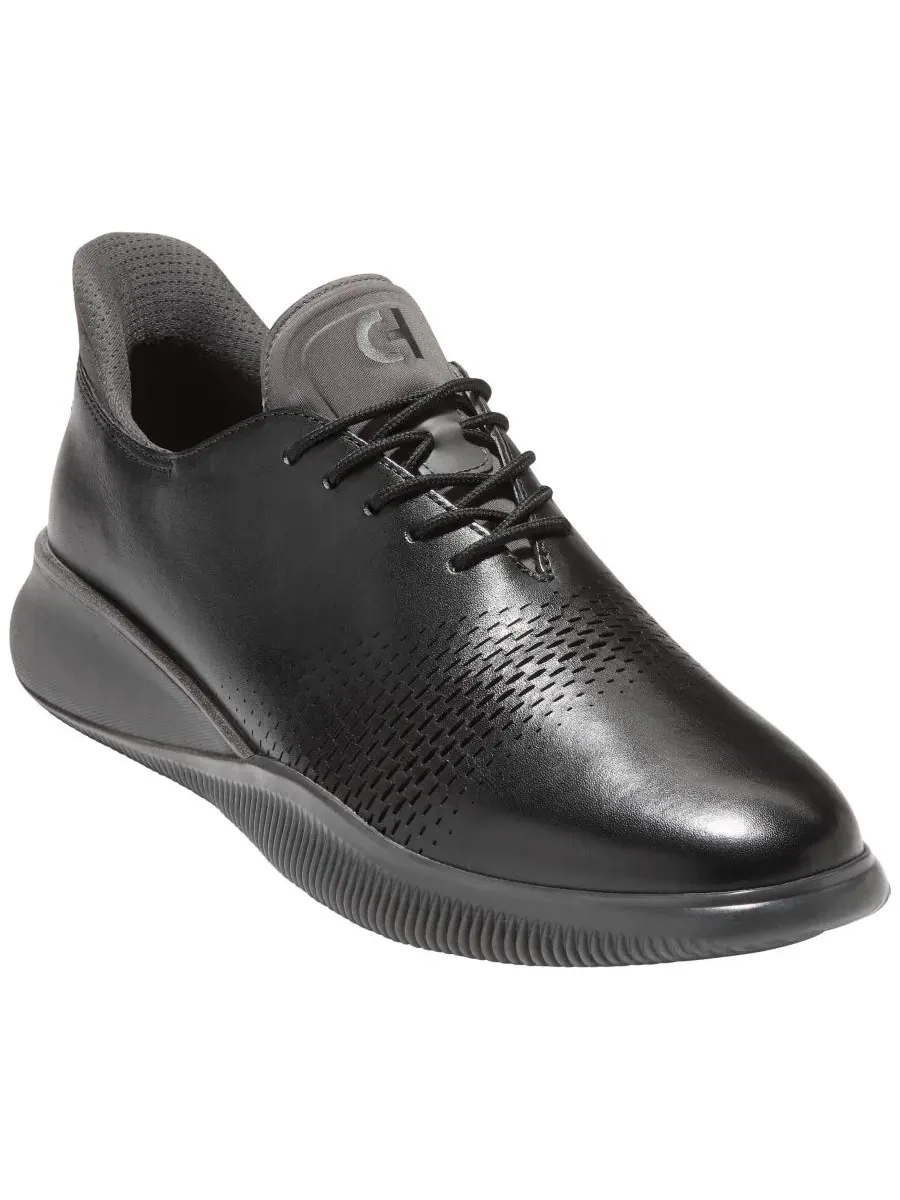 Мужские туфли-оксфорды Zerøgrand Laser Quick-On на шнуровке, размер 6 Cole Haan — изображение 1 из 9, черный