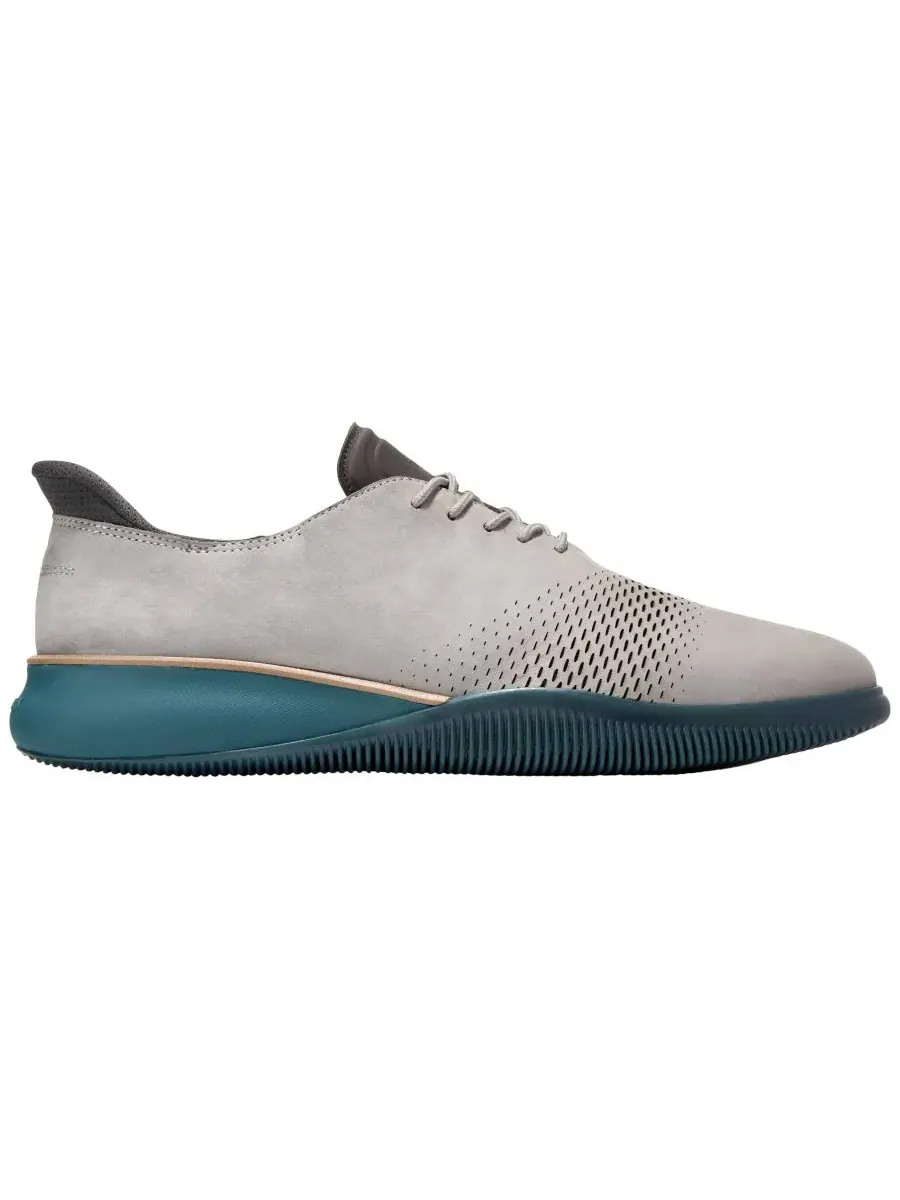 Мужские туфли-оксфорды Zerøgrand Laser Quick-On на шнуровке, размер 6 Cole Haan — изображение 2 из 9, серый