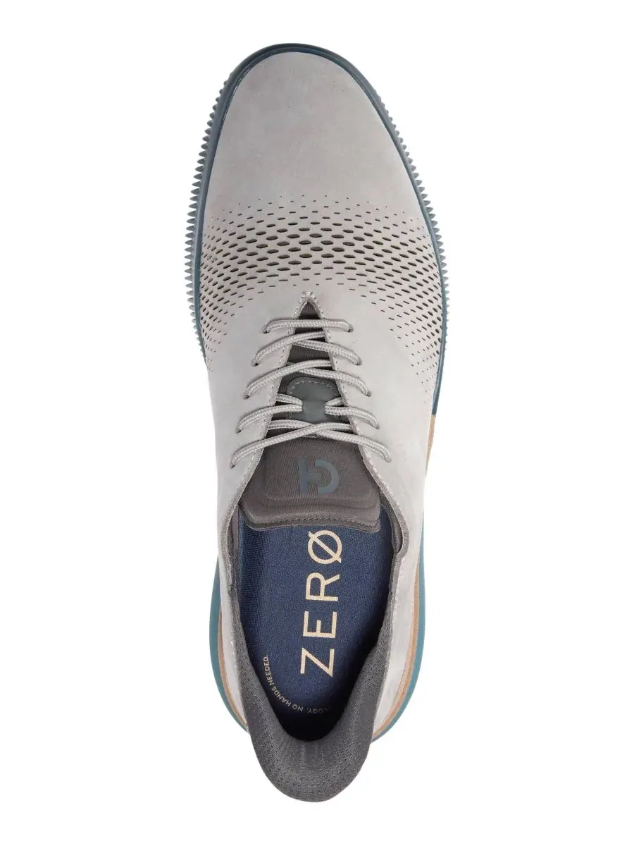 Мужские туфли-оксфорды Zerøgrand Laser Quick-On на шнуровке, размер 6 Cole Haan — изображение 3 из 9, серый