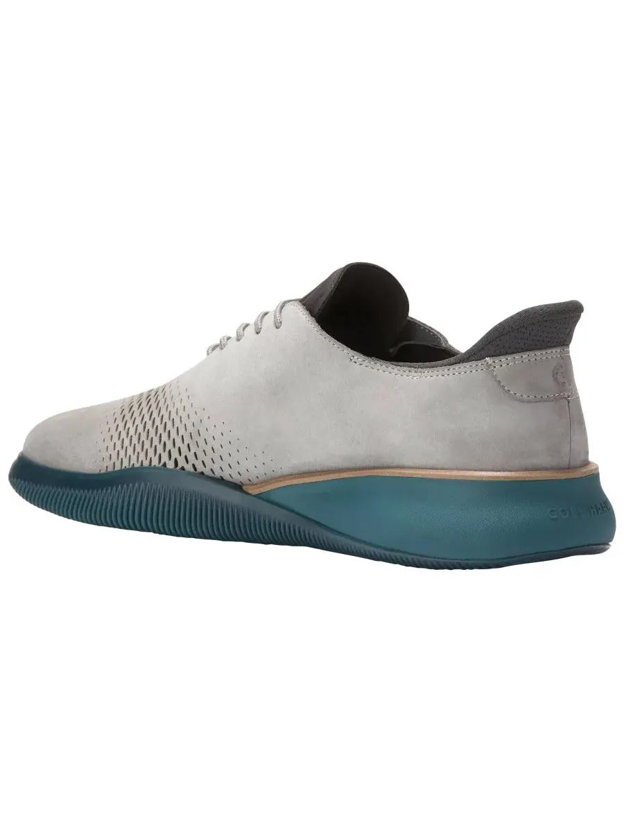 Мужские туфли-оксфорды Zerøgrand Laser Quick-On на шнуровке, размер 6 Cole Haan — изображение 6 из 9, серый