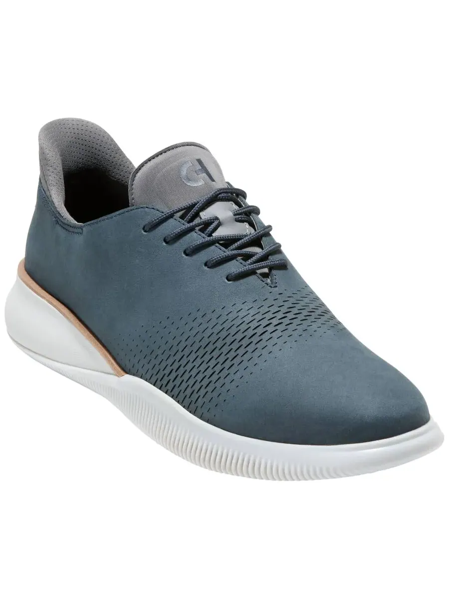 Мужские туфли-оксфорды Zerøgrand Laser Quick-On на шнуровке, размер 6 Cole Haan — изображение 1 из 9, темно-синий