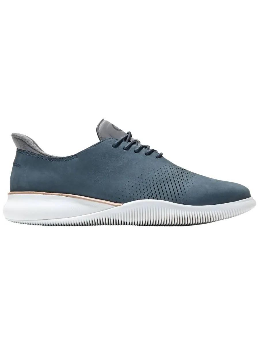 Мужские туфли-оксфорды Zerøgrand Laser Quick-On на шнуровке, размер 6 Cole Haan — изображение 2 из 9, темно-синий