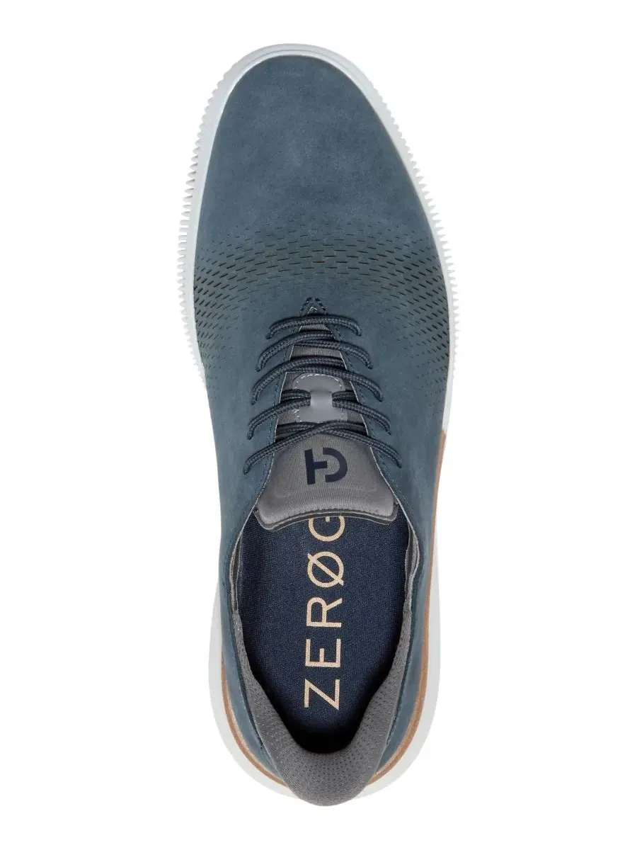 Мужские туфли-оксфорды Zerøgrand Laser Quick-On на шнуровке, размер 6 Cole Haan — изображение 3 из 9, темно-синий