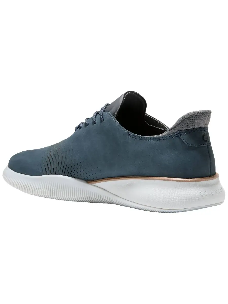 Мужские туфли-оксфорды Zerøgrand Laser Quick-On на шнуровке, размер 6 Cole Haan — изображение 7 из 9, темно-синий