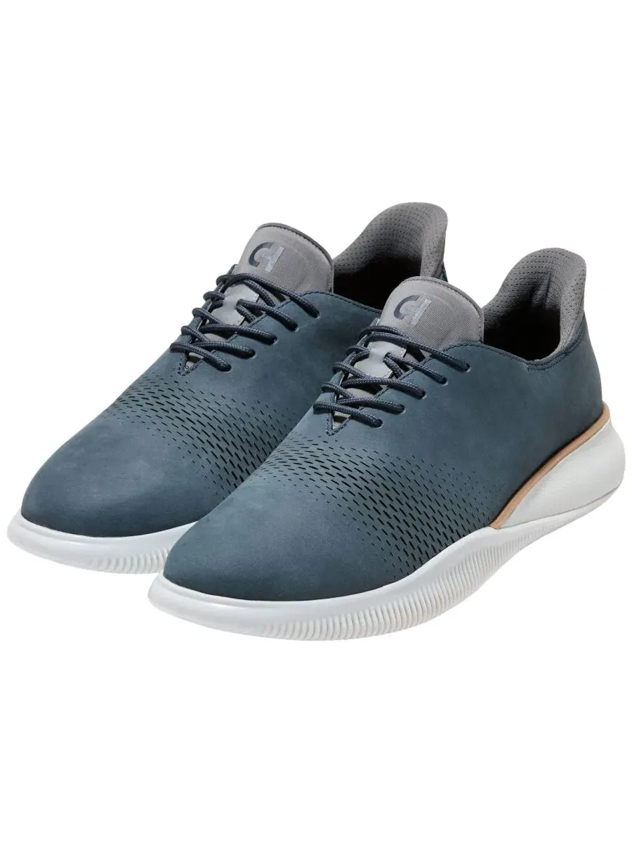Мужские туфли-оксфорды Zerøgrand Laser Quick-On на шнуровке, размер 6 Cole Haan — изображение 8 из 9, темно-синий