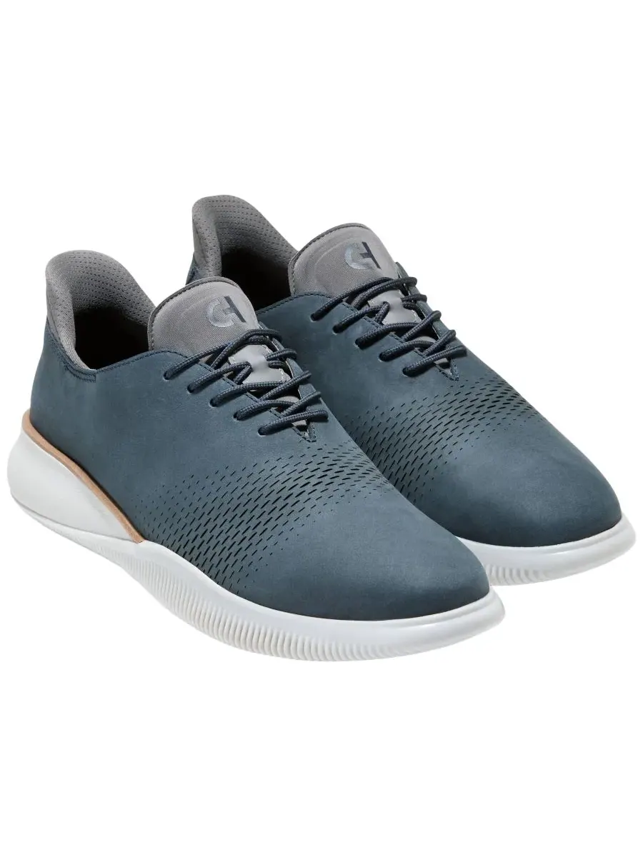 Мужские туфли-оксфорды Zerøgrand Laser Quick-On на шнуровке, размер 6 Cole Haan — изображение 9 из 9, темно-синий