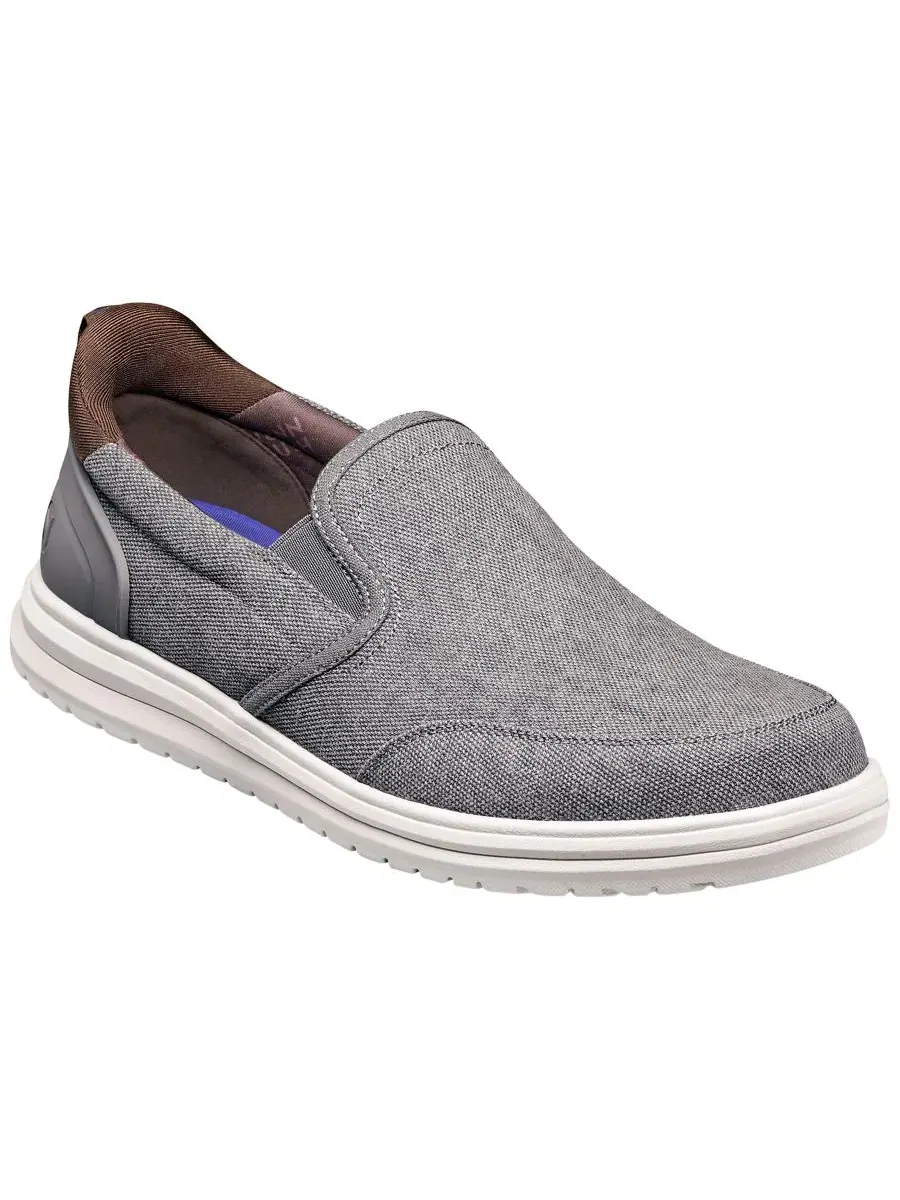 Туфли-слипоны Brew City Moc Toe Nunn Bush — изображение 1 из 7, серый мульти