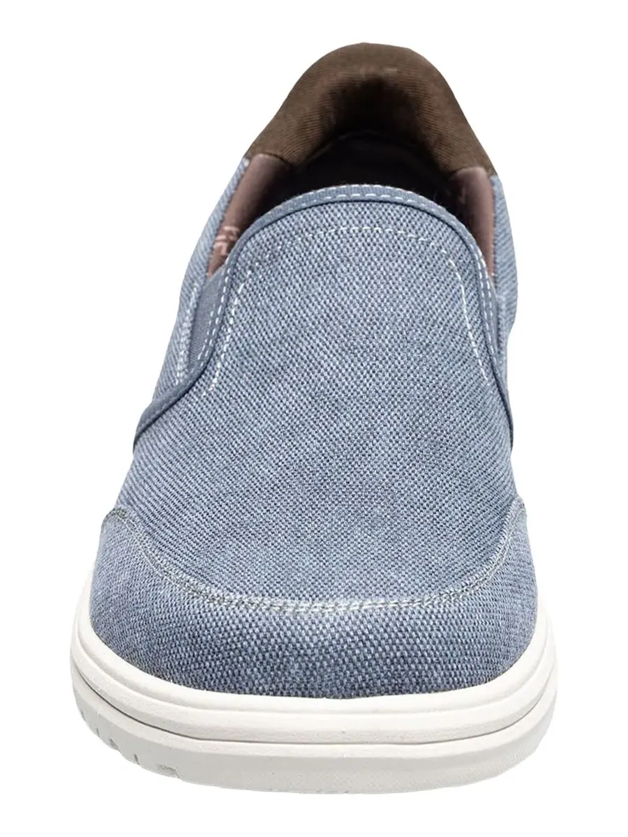 Туфли-слипоны Brew City Moc Toe Nunn Bush — изображение 6 из 10, темно-синий мульти