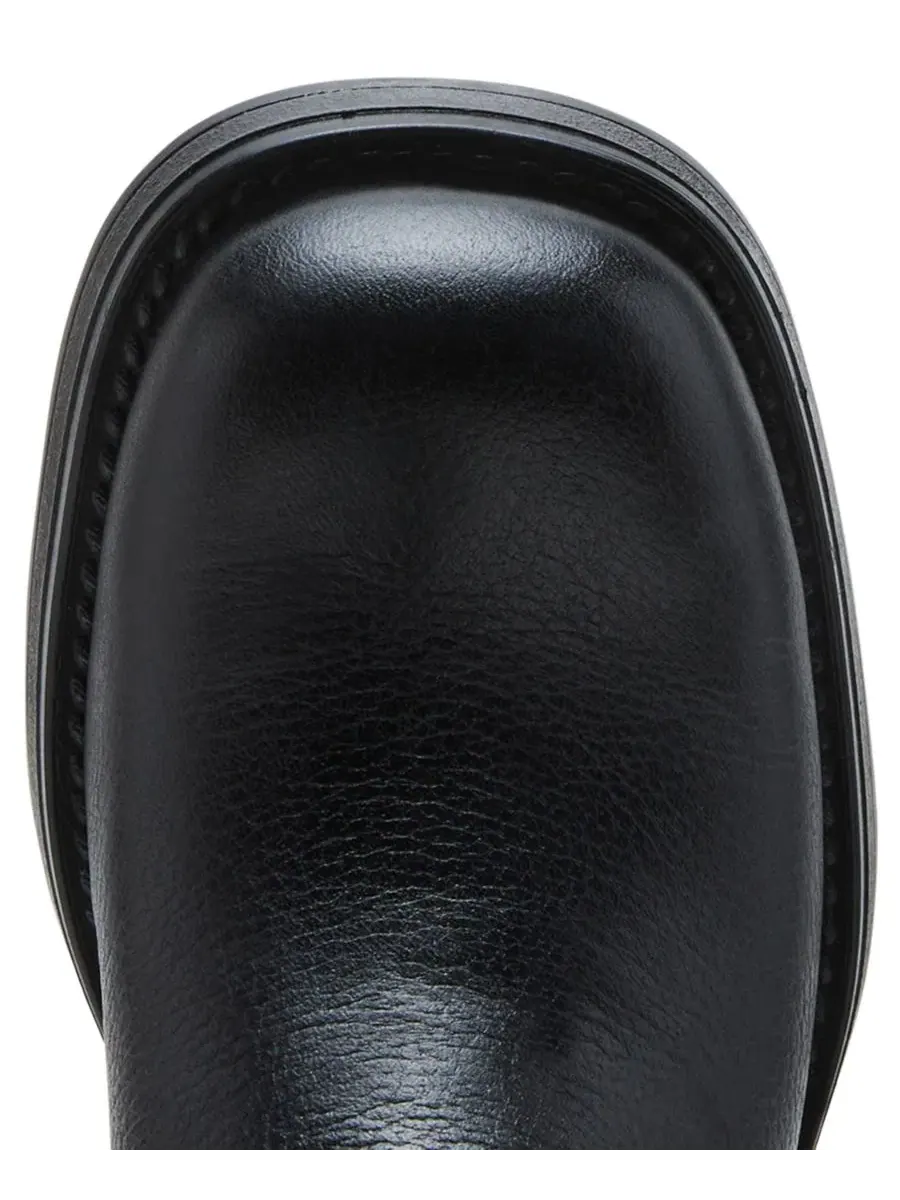 Ботинки с квадратным носком и пряжкой Astor Steve Madden — изображение 4 из 7, черный