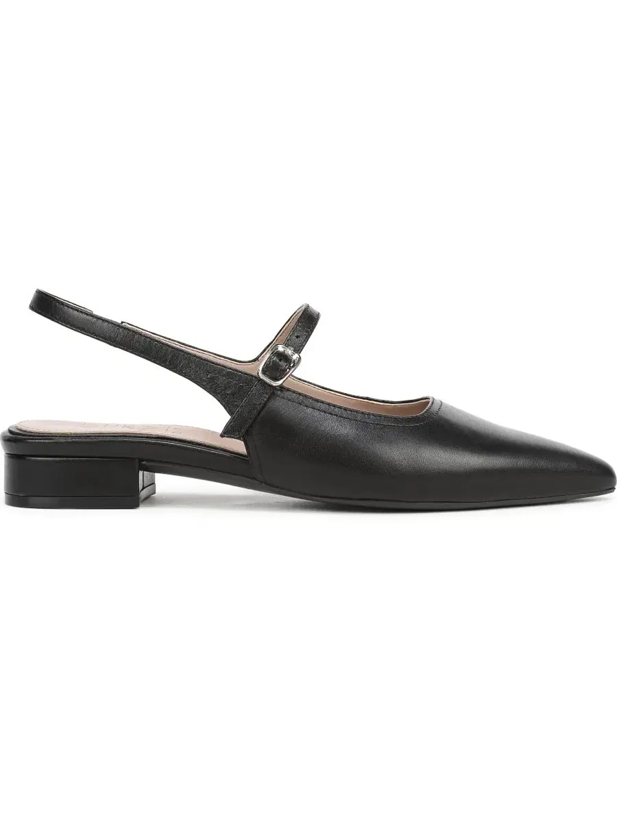 Женские балетки-слинбэки Sadie Slingback Flats Naturalizer — изображение 2 из 5, черный
