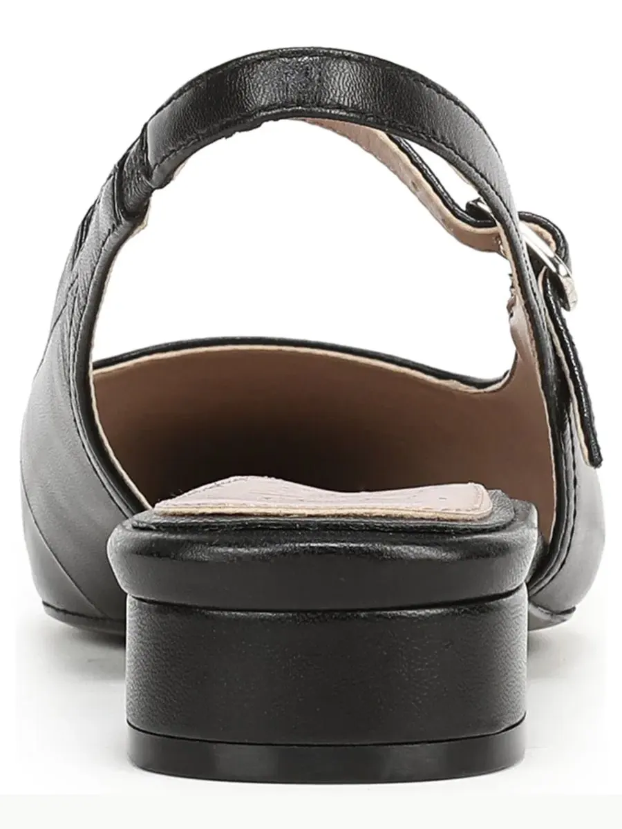Женские балетки-слинбэки Sadie Slingback Flats Naturalizer — изображение 3 из 5, черный
