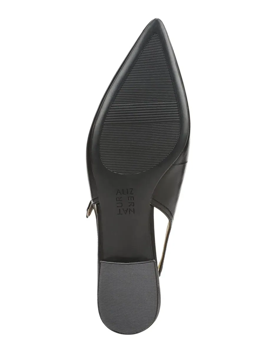 Женские балетки-слинбэки Sadie Slingback Flats Naturalizer — изображение 5 из 5, черный