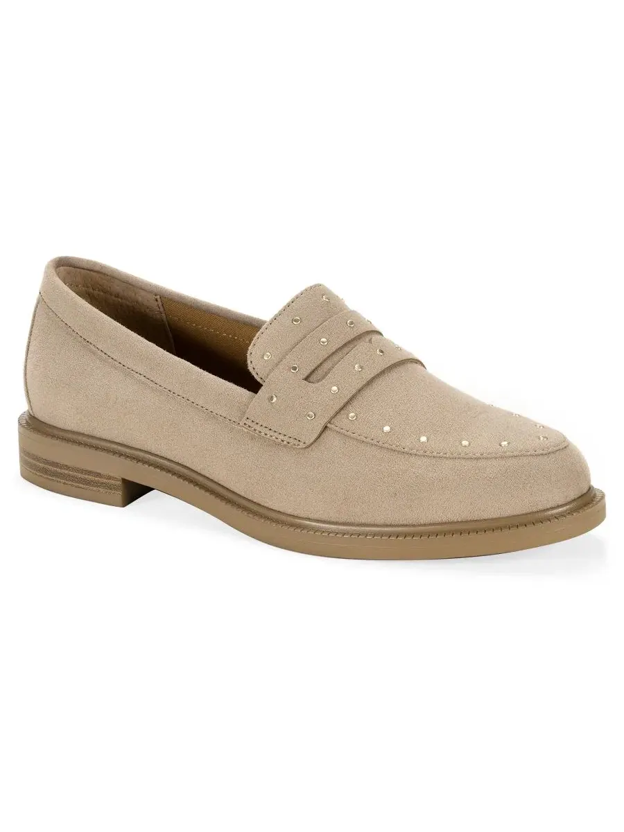Лоферы на каблуке Ammber Round Toe Block Heel Style & Co — изображение 1 из 5, коричневый