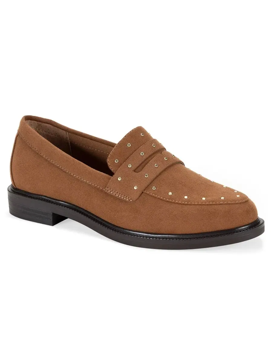Женские лоферы Ammber Round Toe Block Heel Style & Co, Bran — изображение 1 из 5