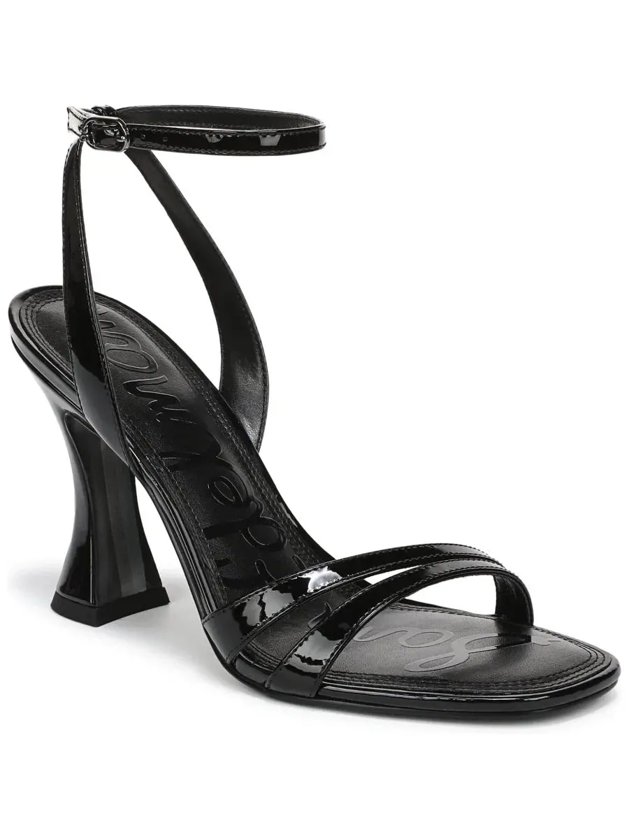 Босоножки на каблуке Junie Strappy Sam Edelman — изображение 1 из 5, черный