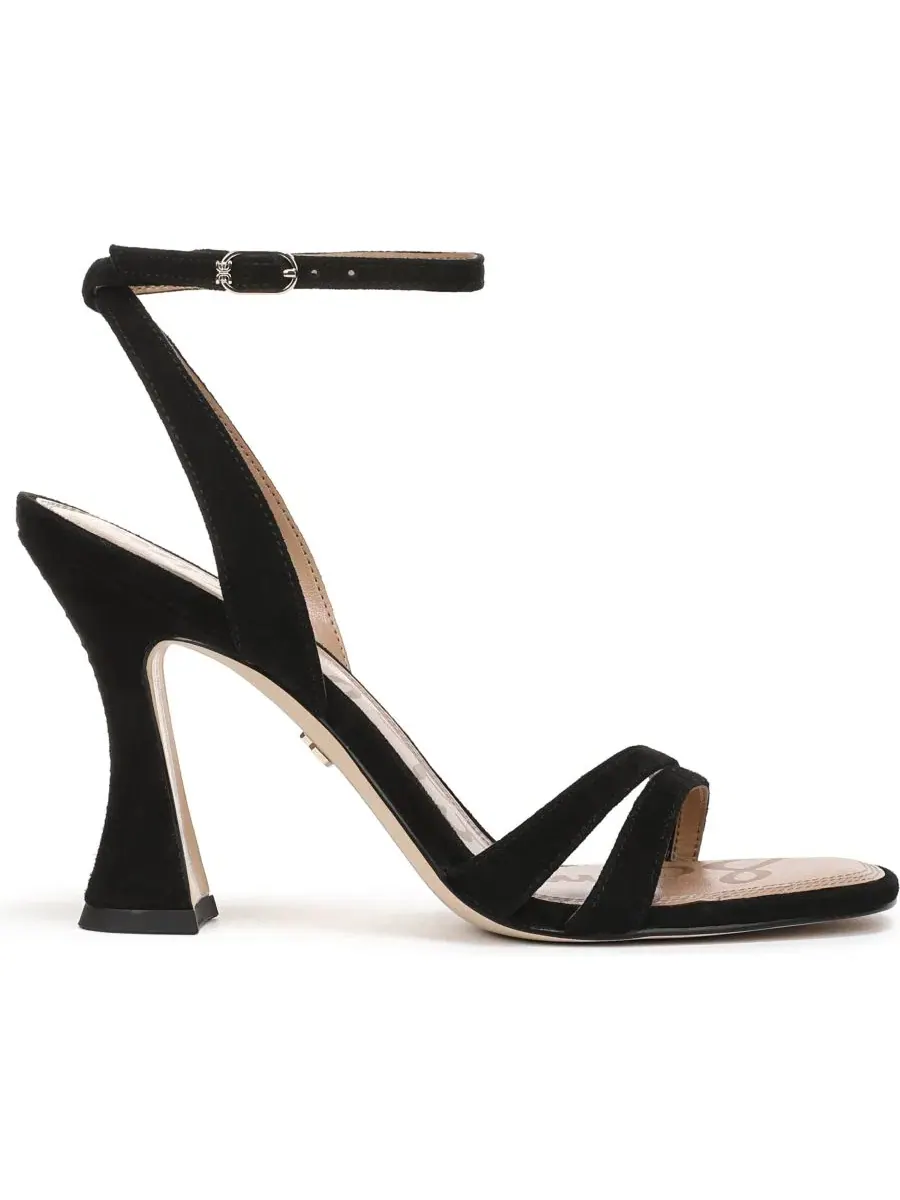 Босоножки на каблуке Junie Strappy Sandal Sam Edelman — изображение 2 из 5, черный