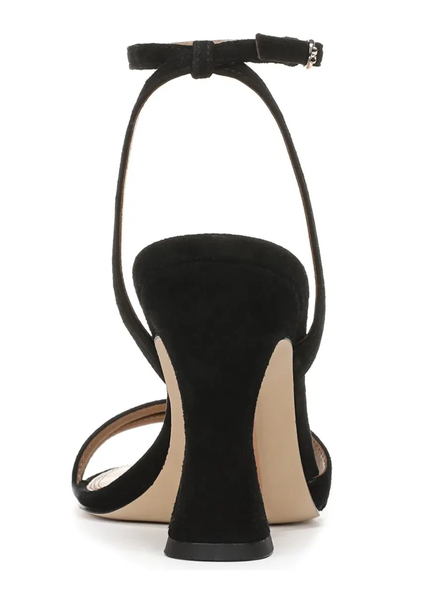 Босоножки на каблуке Junie Strappy Sandal Sam Edelman — изображение 3 из 5, черный