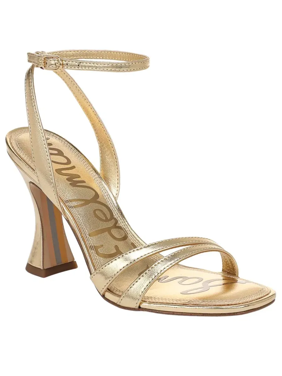 Босоножки на каблуке Junie Strappy Sam Edelman — изображение 1 из 5, золотистый