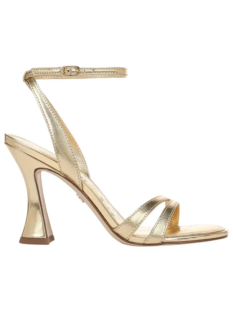 Босоножки на каблуке Junie Strappy Sam Edelman — изображение 2 из 5, золотистый