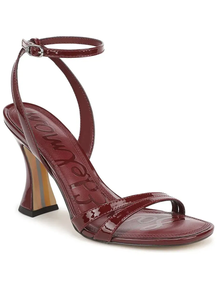 Босоножки на каблуке Junie Sam Edelman, French Merlot Patent Leather — изображение 1 из 5
