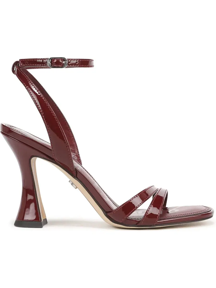 Босоножки на каблуке Junie Sam Edelman, French Merlot Patent Leather — изображение 2 из 5
