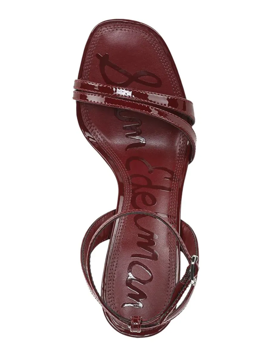 Босоножки на каблуке Junie Sam Edelman, French Merlot Patent Leather — изображение 4 из 5