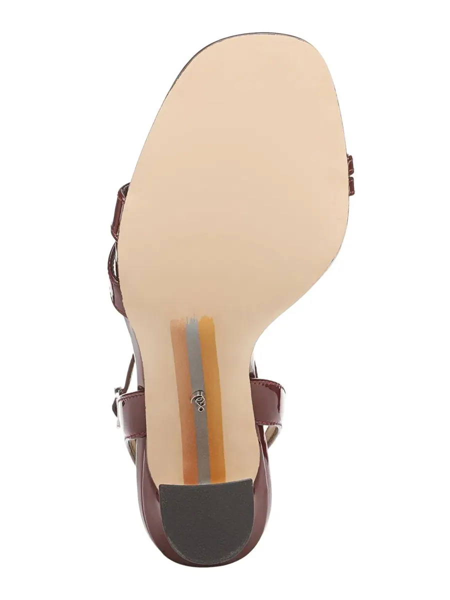 Босоножки на каблуке Junie Sam Edelman, French Merlot Patent Leather — изображение 5 из 5