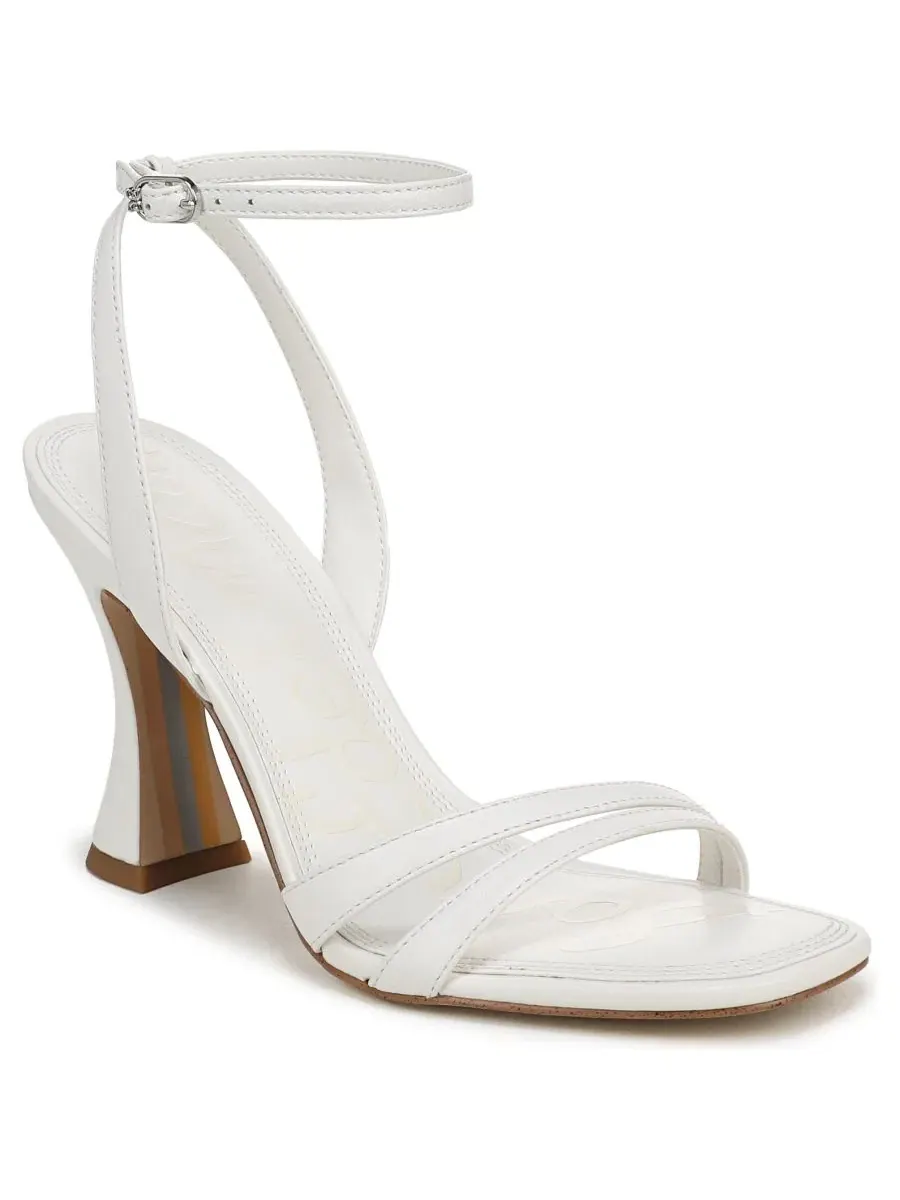 Босоножки на каблуке Junie Strappy Sam Edelman — изображение 1 из 5, яркий белый