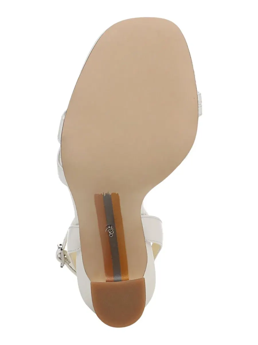 Босоножки на каблуке Junie Strappy Sam Edelman — изображение 5 из 5, яркий белый