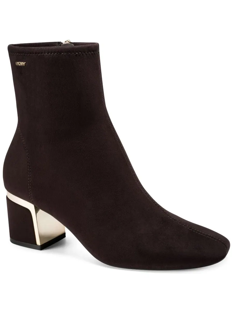 Ботильоны на каблуке Chiara DKNY — изображение 1 из 5, коричневый
