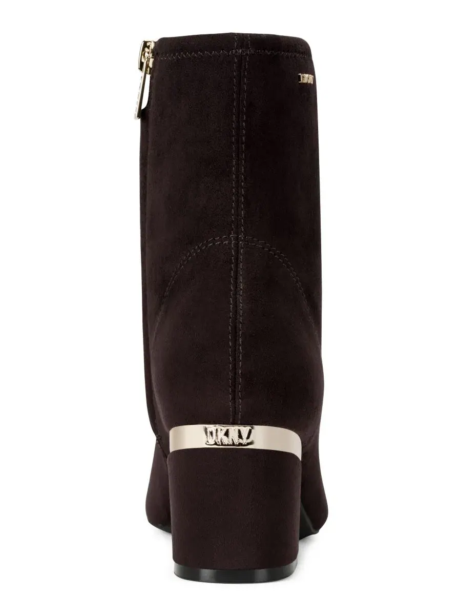 Ботильоны на каблуке Chiara DKNY — изображение 4 из 5, коричневый