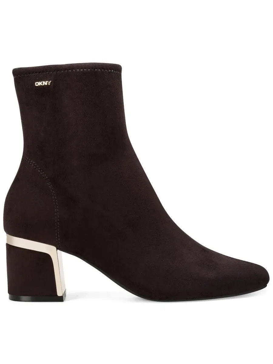 Ботильоны на каблуке Chiara DKNY — изображение 5 из 5, коричневый