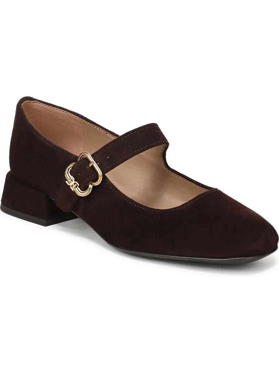 Туфли Мэри Джейн на каблуке-столбике Betsey Sam Edelman — изображение 1 из 5, черный