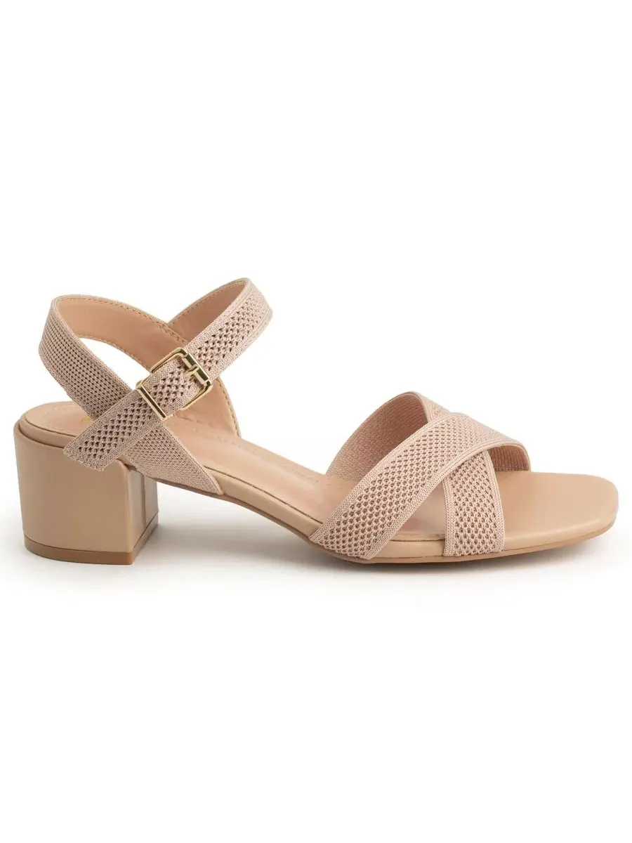Босоножки Mavis Ankle Strap New York & Company — изображение 2 из 7, пудровый розовый