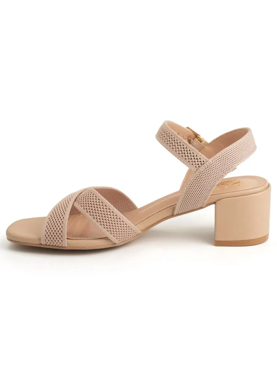 Босоножки Mavis Ankle Strap New York & Company — изображение 3 из 7, пудровый розовый