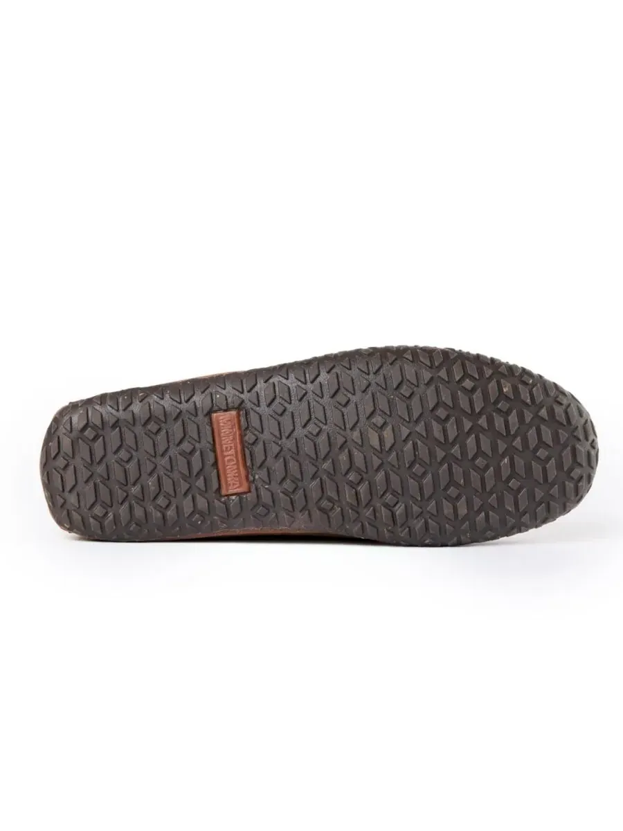 Мужские замшевые лоферы Venetian Tread без шнурков Minnetonka — изображение 3 из 7, коричневый
