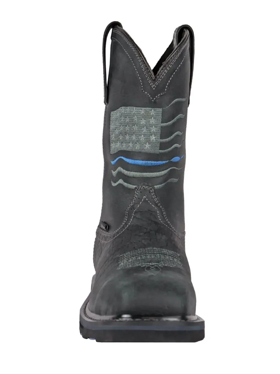 Мужские рабочие ботинки Rushmore с композитным носком и защитой от проколов Hoss Boot Company — изображение 4 из 6, черный