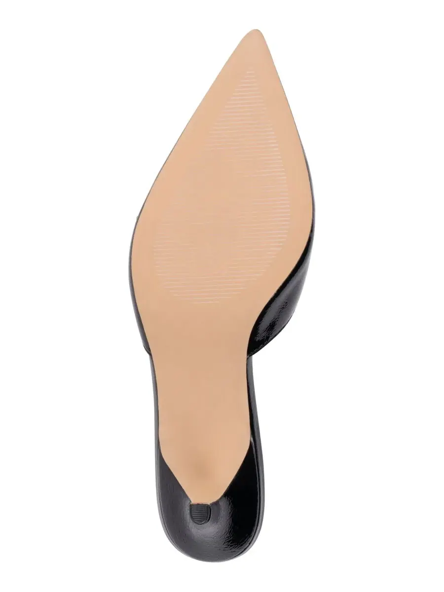 Женские лакированные туфли-лодочки Simone на низком каблуке GC Shoes — изображение 5 из 5, черный
