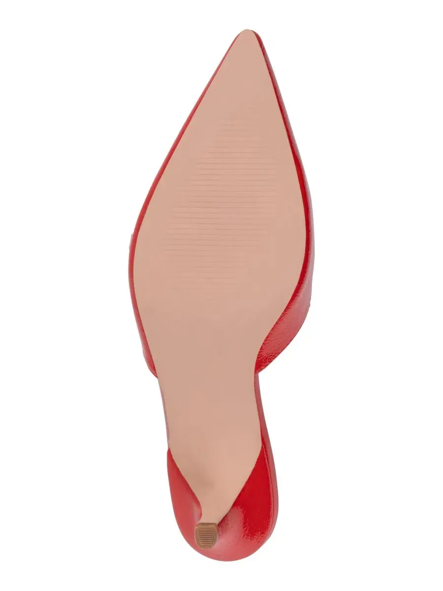Женские лакированные туфли-лодочки Simone на низком каблуке GC Shoes — изображение 5 из 5, красный