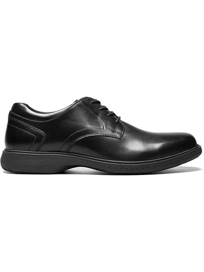 Мужские оксфорды Kore Pro Plain Toe с технологией Slip Antislip Comfort Nunn Bush — изображение 2 из 7, черный