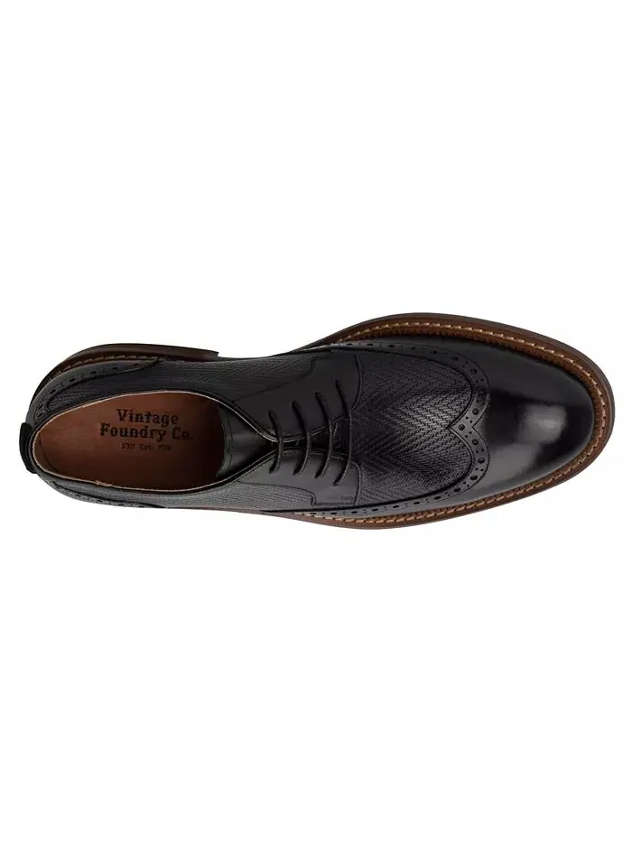 Мужские оксфорды Clark Lace-Up Vintage Foundry Co — изображение 6 из 7, черный
