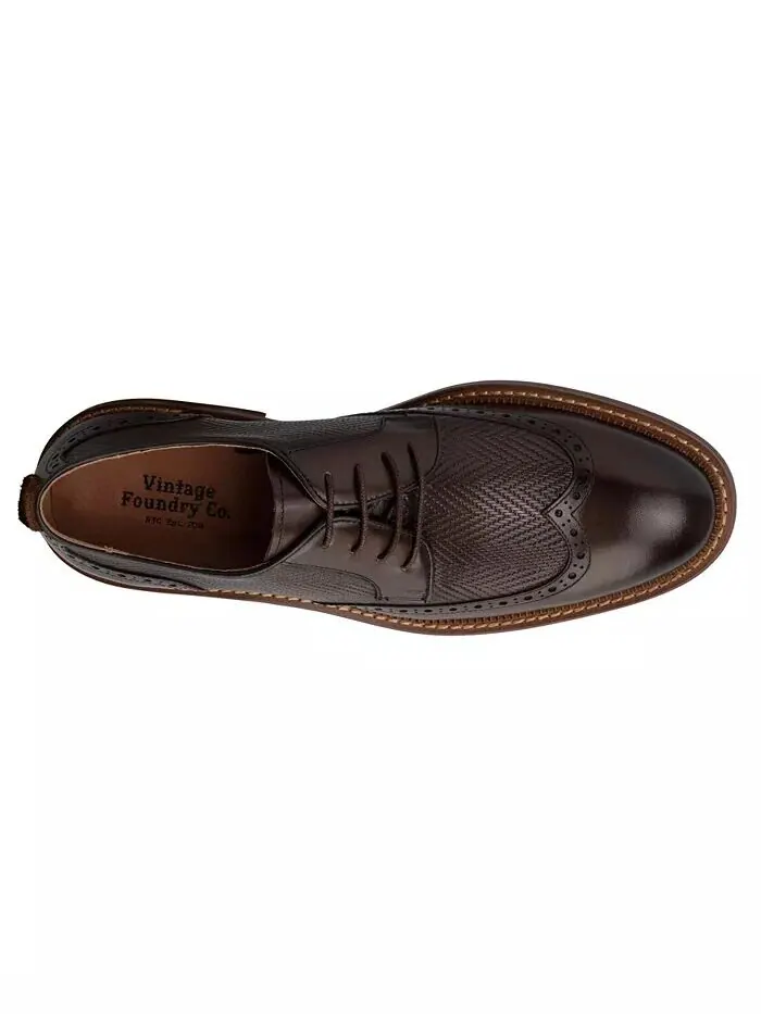 Мужские оксфорды Clark Lace-Up Vintage Foundry Co — изображение 6 из 8, коричневый