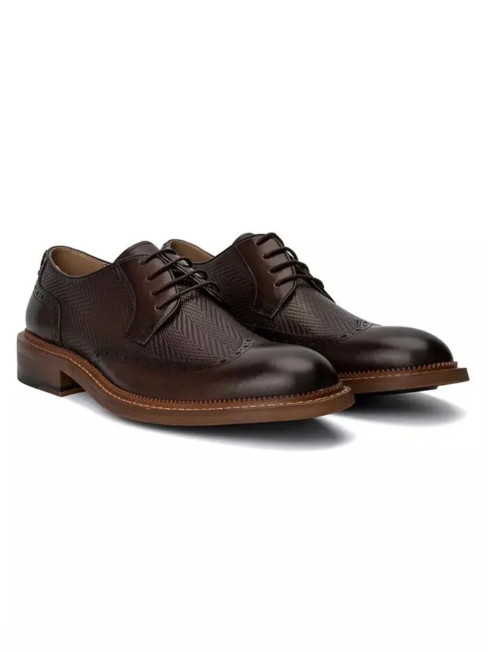 Мужские оксфорды Clark Lace-Up Vintage Foundry Co — изображение 8 из 8, коричневый
