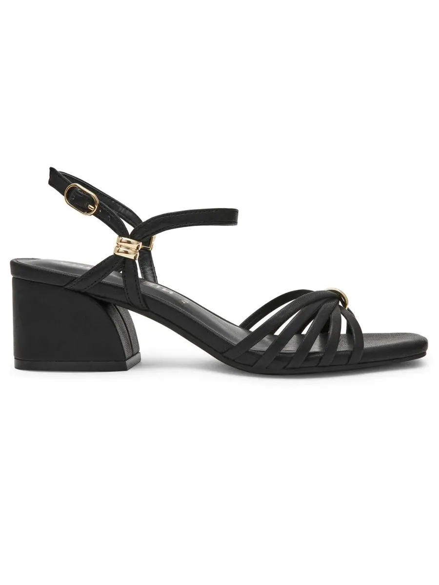 Женские сандалии Mikayla на блочном каблуке с ремешками Anne Klein — изображение 2 из 7, черный