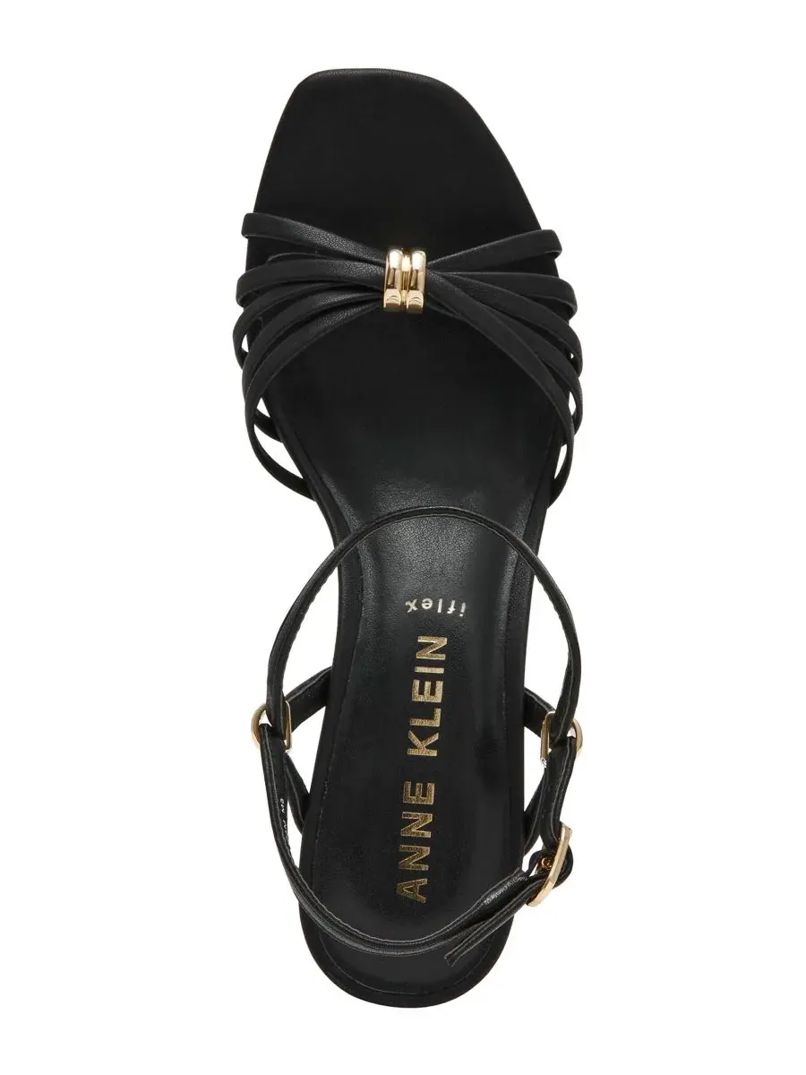 Женские сандалии Mikayla на блочном каблуке с ремешками Anne Klein — изображение 4 из 7, черный