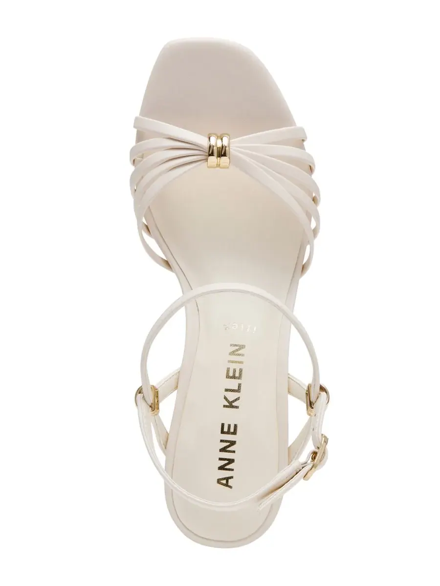 Женские сандалии Mikayla на блочном каблуке с ремешками Anne Klein — изображение 4 из 10, белый