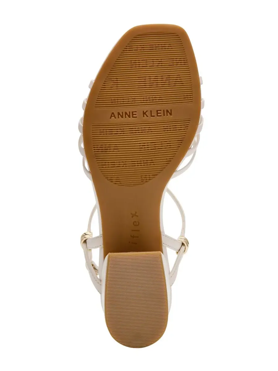 Женские сандалии Mikayla на блочном каблуке с ремешками Anne Klein — изображение 5 из 10, белый