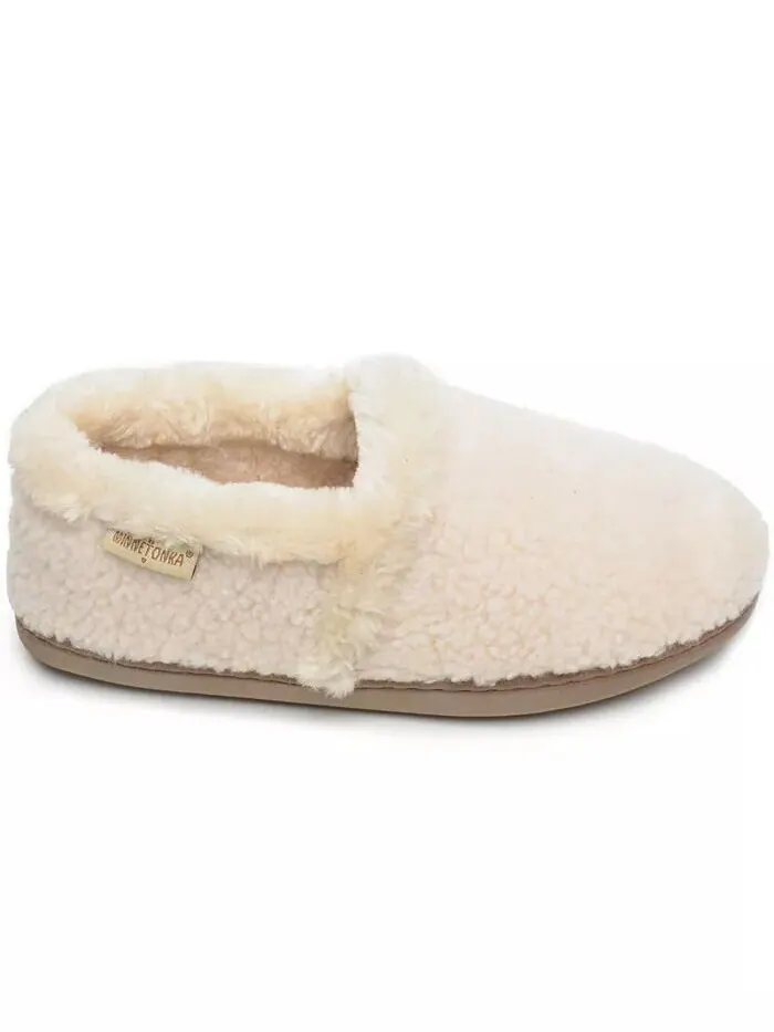 Женские тапочки Дина Minnetonka — изображение 2 из 3, бежевый