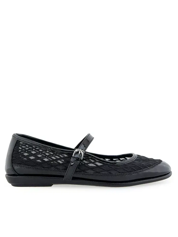 Женские балетки Baylee с круглым носком в стиле Mary Jane Aerosoles — изображение 2 из 6, черный