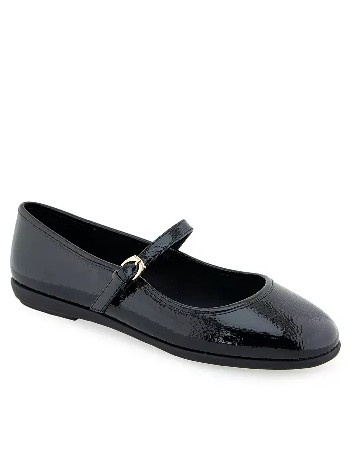 Женские балетки Baylee с круглым носком в стиле Mary Jane Aerosoles — изображение 1 из 6, черный